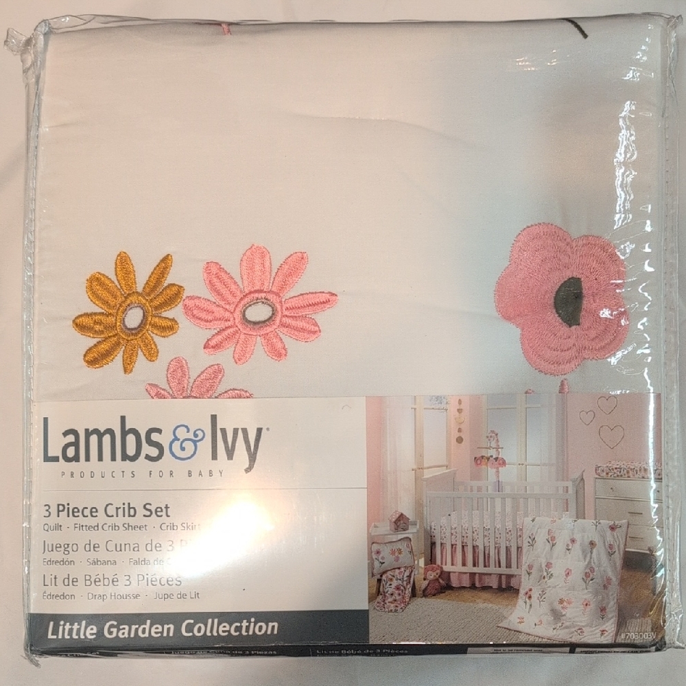 Lambs & Ivy 3 Piece Crib Set